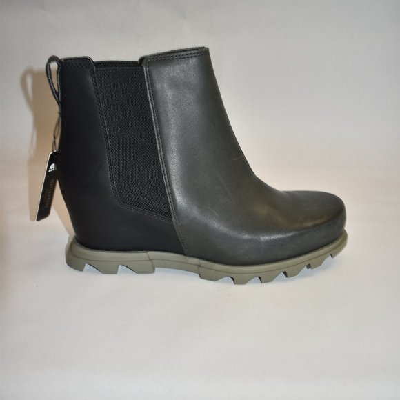 Sorel Joan of Arctic Wedge III Chelsea Bootie Size 12 Dark Moss Sage NL4588 - Picture 3 of 10